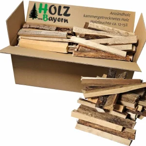 Anzündholz aus Holz, mit wählbarer Menge für einfaches Anfeuern – Ansicht 1