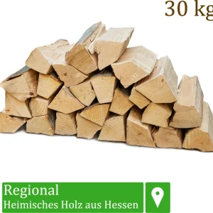 Buchen-Kaminholz, 25/30/33 cm, mit wählbarem Gewicht für Kamin und Ofen – Ansicht 1