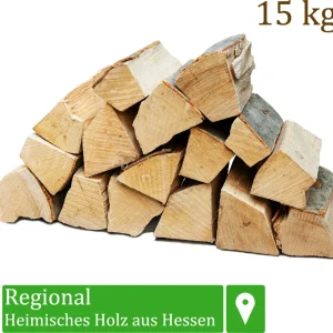 Buchen-Kaminholz, 25 cm, 15 kg für Kamin und Ofen – Ansicht 1