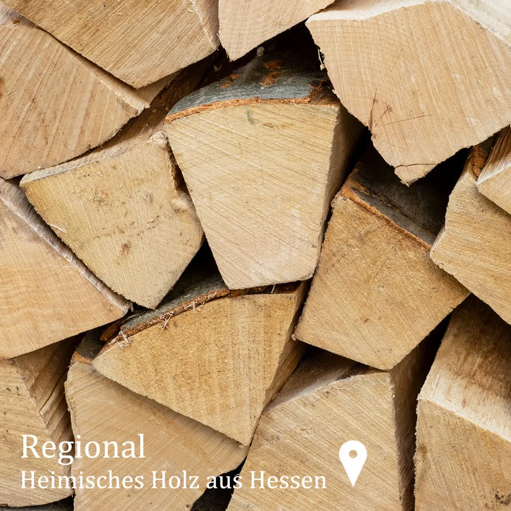 Buchen-Kaminholz, 25 cm, 50 kg für Kamin und Ofen – Ansicht 2