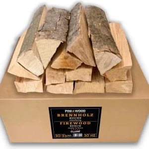 Buchen-Kaminholz, 30/33 cm, 20/30 kg für Kamin und Ofen – Ansicht 1