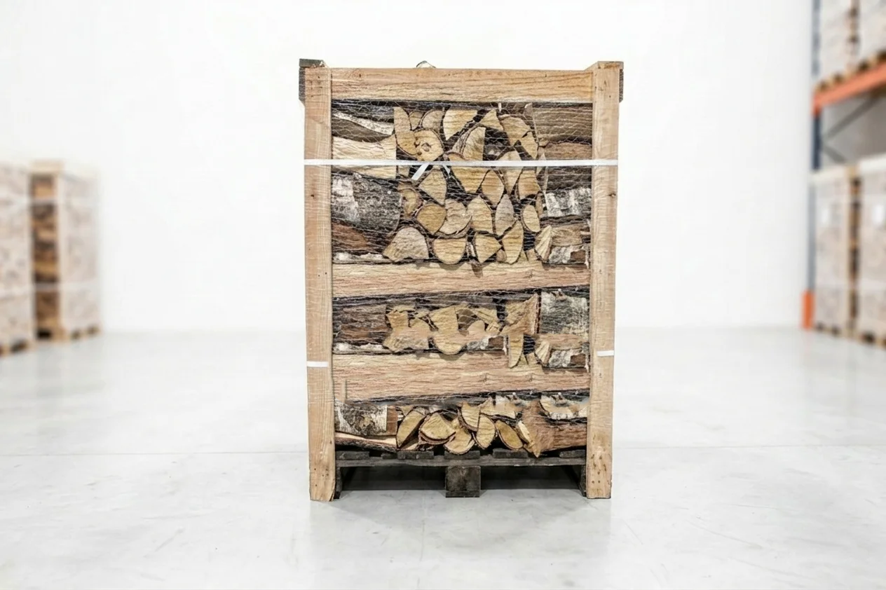Buchenholz zum Heizen, Paletteneinheit, 25 cm, 1 RM für Kamin und Ofen – Ansicht 1