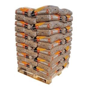 CRÉPITO, 1/2 Paletteneinheit Pellets aus Holz (36 Säcke à 15 kg) für Kamin und Ofen – Ansicht 1