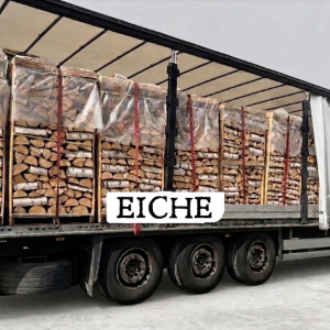 Eiche-Kaminholz, Großladung, 30/33 cm, 2 RM Paletteneinheiten als Großgebinde – Ansicht 1