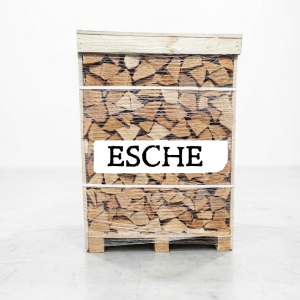 Esche-Kaminholz, Paletteneinheit, 25 cm, 1 RM für Kamin und Ofen – Ansicht 1