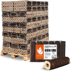 HEIZFUXX Pinikay Octagon Hartholzbriketts – Ansicht 1