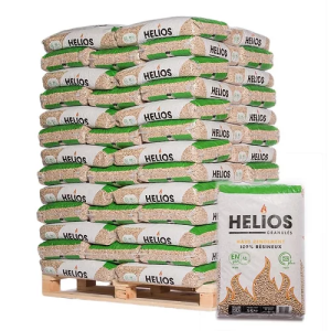 HELIOS Holzpellets, Palette mit 65 Säcken à 15 kg – Ansicht 1