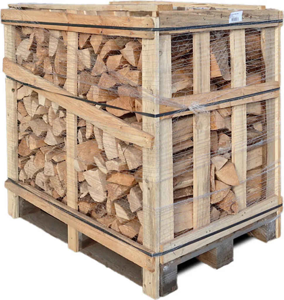JSM Buchen-Kaminholz, 1 RM / 1,6 SRM, 25 cm, Paletteneinheit für Kamin und Ofen – Ansicht 2