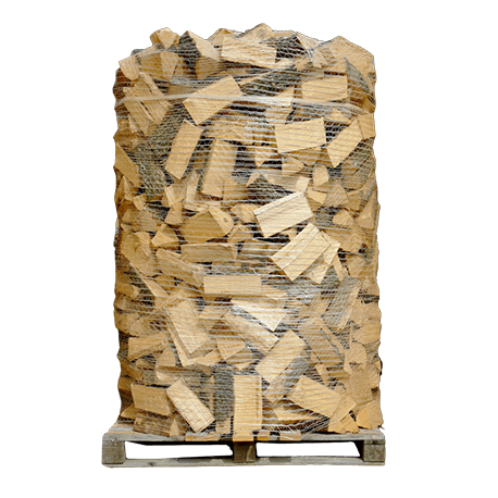 Kaminholz 1 m³, 1 Paletteneinheit (2 m³ / 2 Ster) für Kamin und Ofen – Ansicht 1
