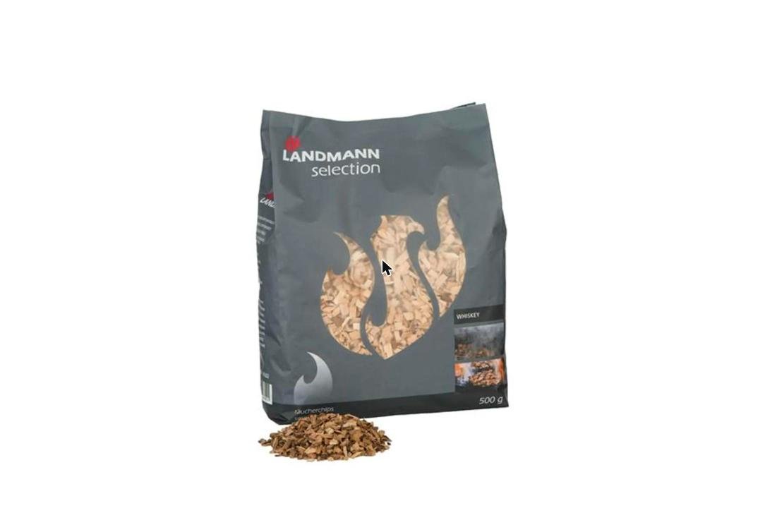 Landmann Selection Räucherchips Whiskey / Eiche 500 g zum Grillen und Räuchern – Ansicht 1
