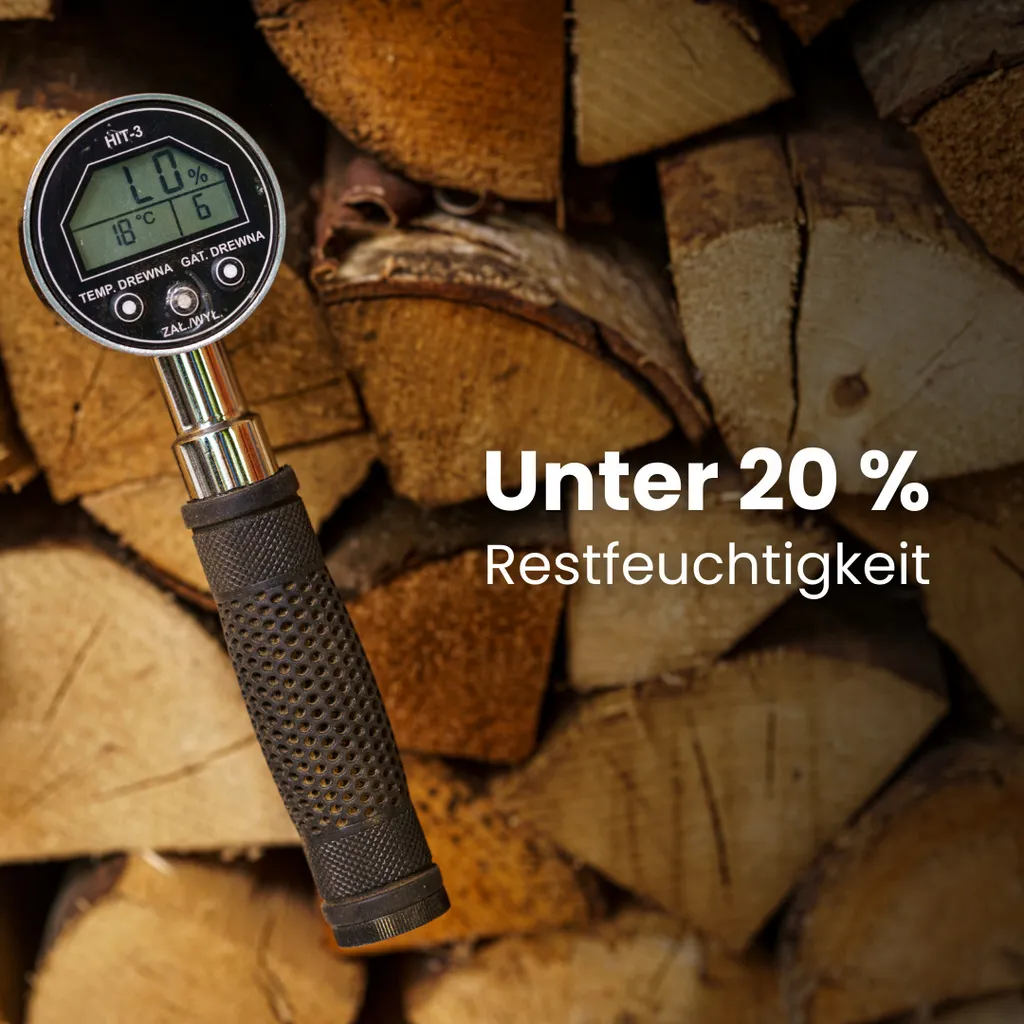 Laubholz-Mix Kaminholz, 1 RM / 1,6 SRM, 25 cm, 500 kg für Kamin und Ofen – Ansicht 2