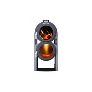 LS Pyro Nemo Holzofen mit Doppelflamme, 12 kW – Ansicht 1