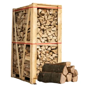 Mix, 2 Paletteneinheiten à 40-cm Scheite (3 Ster / 2,4 m³) für Kamin und Ofen – Ansicht 1