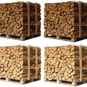 Mix, 4 Paletteneinheiten à 33-cm Scheite (6 Ster / 4,8 m³) für Kamin und Ofen – Ansicht 1