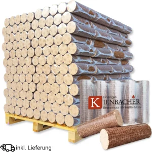 Nestro-Briketts aus Holz Buche/Eiche, 960 kg Paletteneinheit für Kamin und Ofen – Ansicht 1