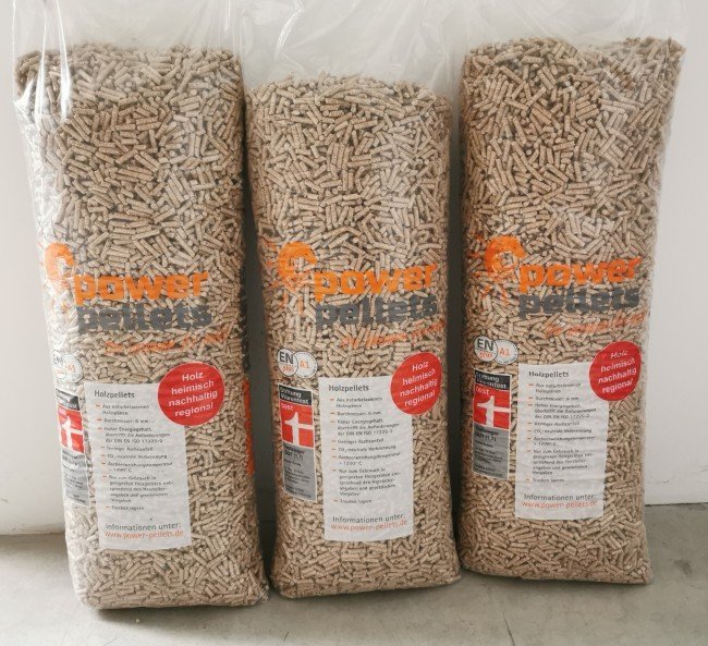 Pellets aus Holz 15 kg Sack (Paletteneinheit 55 Säcke) für Kamin und Ofen – Ansicht 2