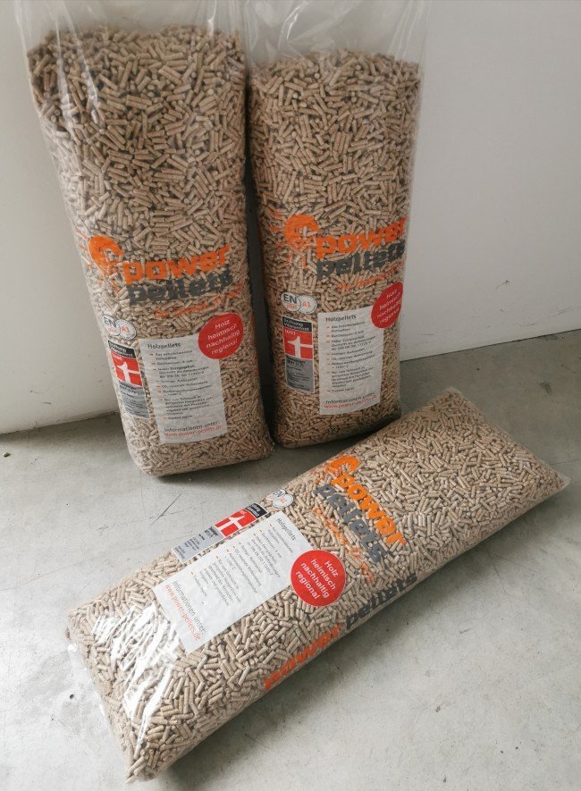 Pellets aus Holz 15 kg Sack (Paletteneinheit 55 Säcke) für Kamin und Ofen – Ansicht 3