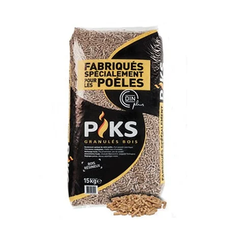Pellets aus Holz 6 mm, Paletteneinheit mit 66 Säcken à 15 kg für Kamin und Ofen – Ansicht 2