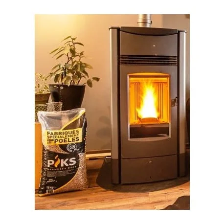 Pellets aus Holz 6 mm, Paletteneinheit mit 66 Säcken à 15 kg für Kamin und Ofen – Ansicht 3