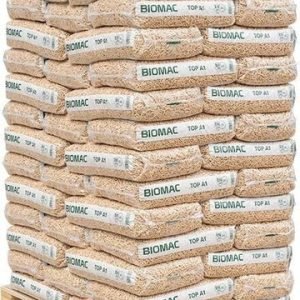Pellets aus Holz A1, Paletteneinheit (65 × 15 kg) für Kamin und Ofen – Ansicht 1