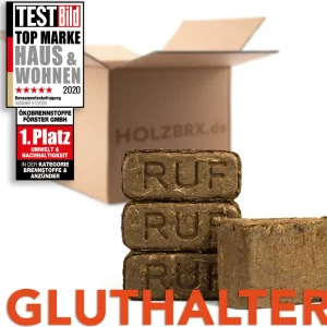 Rindenbriketts, 60 kg für Kamin und Ofen – Ansicht 1