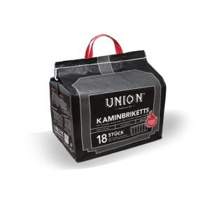 Union Kohlebriketts, 10 kg für Kamin und Ofen – Ansicht 1